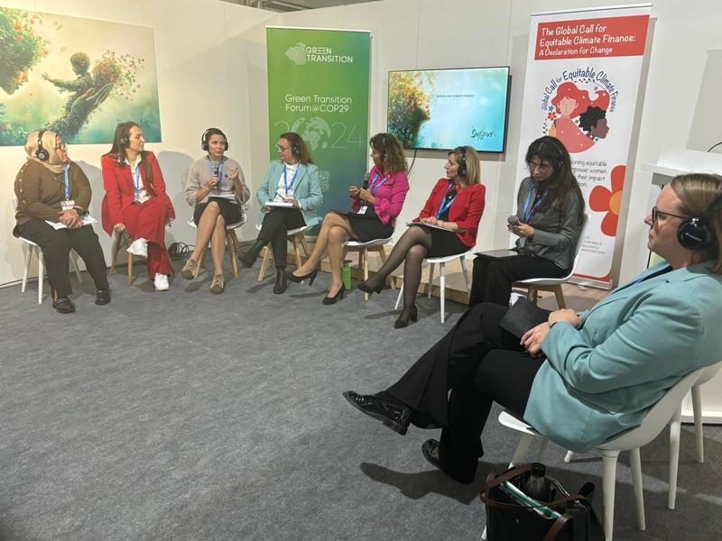 Deputy Minister Reneta Koleva hosted an event at COP29 on women and equitable climate finance - 5