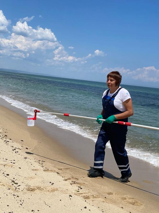 Black Sea water along the coastline is of excellent quality, a join inspection by three ministers showed - 4