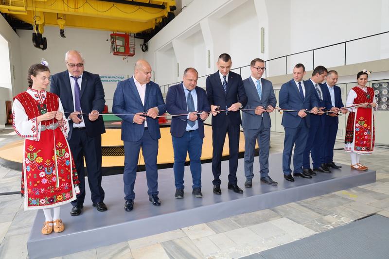 Minister Petar Dimitrov participated in the launch of the renovated hydroelectric power plant “Sestrimo” - 2
