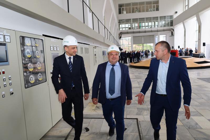 Minister Petar Dimitrov participated in the launch of the renovated hydroelectric power plant “Sestrimo” - 5