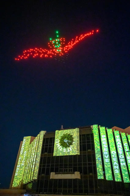 A light show on climate change transformed the National Palace of Culture - 3