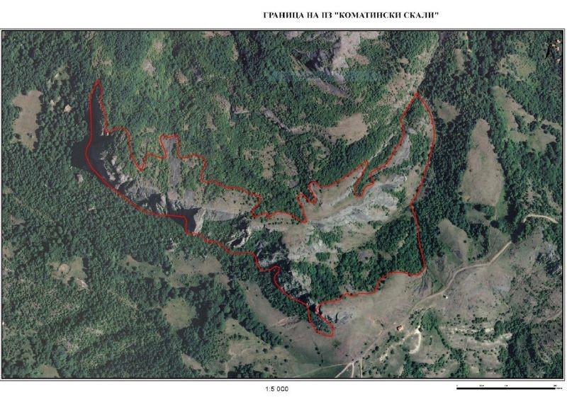 Обявена е нова защитена територия  – природна забележителност „Коматински скали“ във Влахина планина - 01